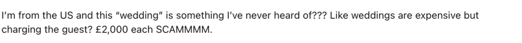 Reddit comment